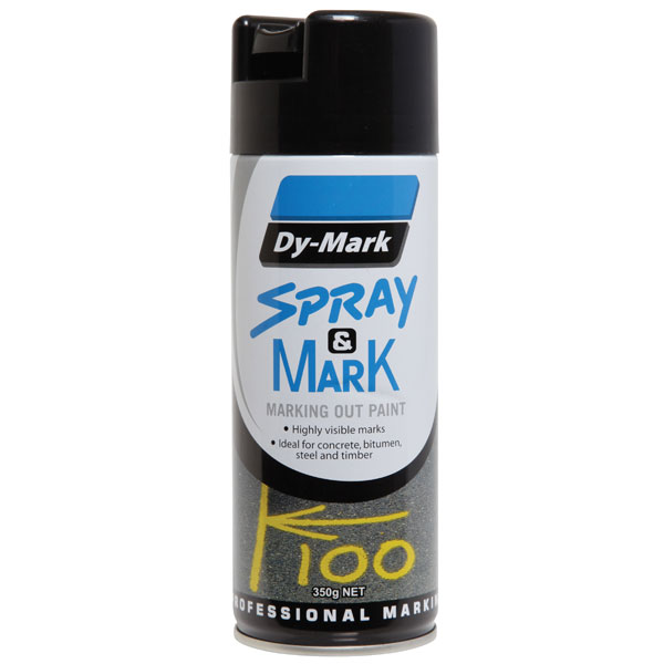 DY-MARK SPRAY & MARK BLACK 350G 